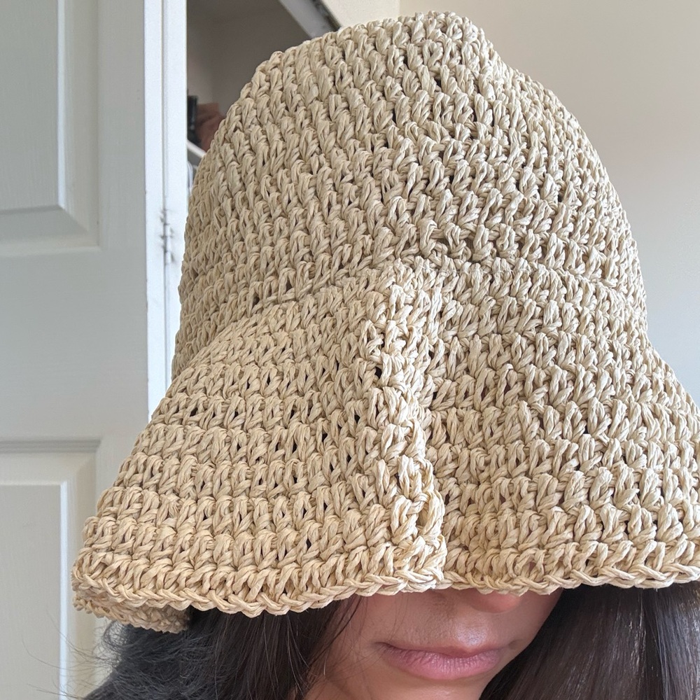 Target Tan Crochet Bucket Hat